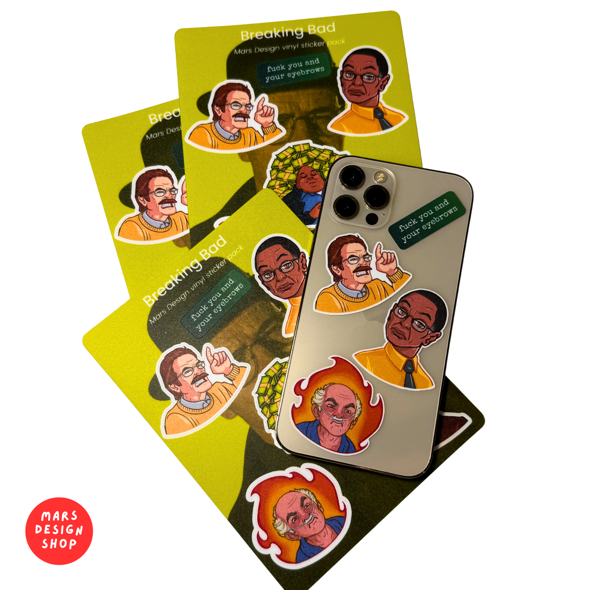 Breaking Bad Vinyl sticker pack ვინილის სტიკერების შეკვრა 6ც