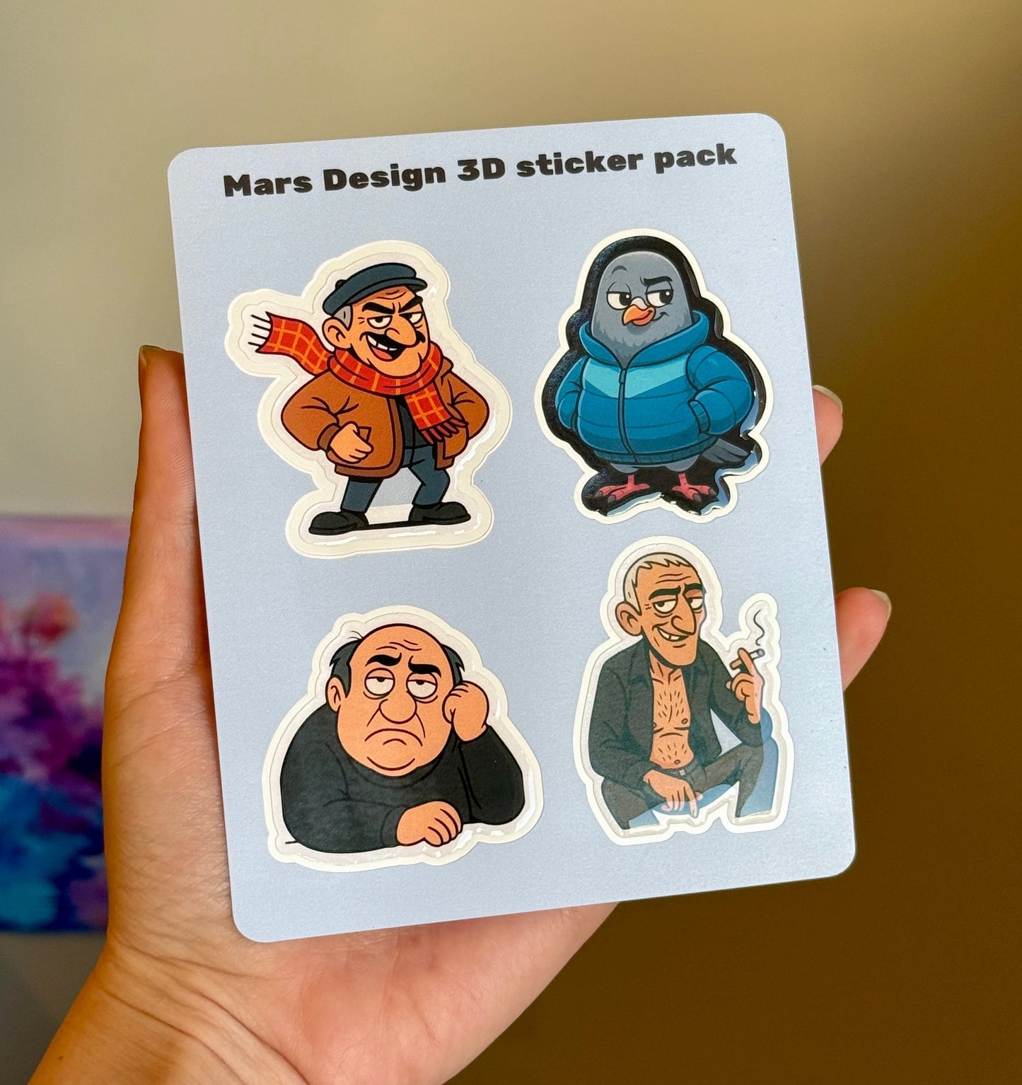 ცხელი ძაღლი & more 3D sticker pack მოცულობითი სტიკერები