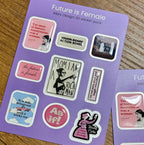 Future is Female sticker pack მოცულობითი სტიკერები