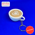3D Printed კაპუჩინო ქლიქერი ბრელოკი / Cappuccino Fidget Clicker Keychain