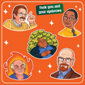 Breaking Bad სტიკერების შეკვრა 6ც