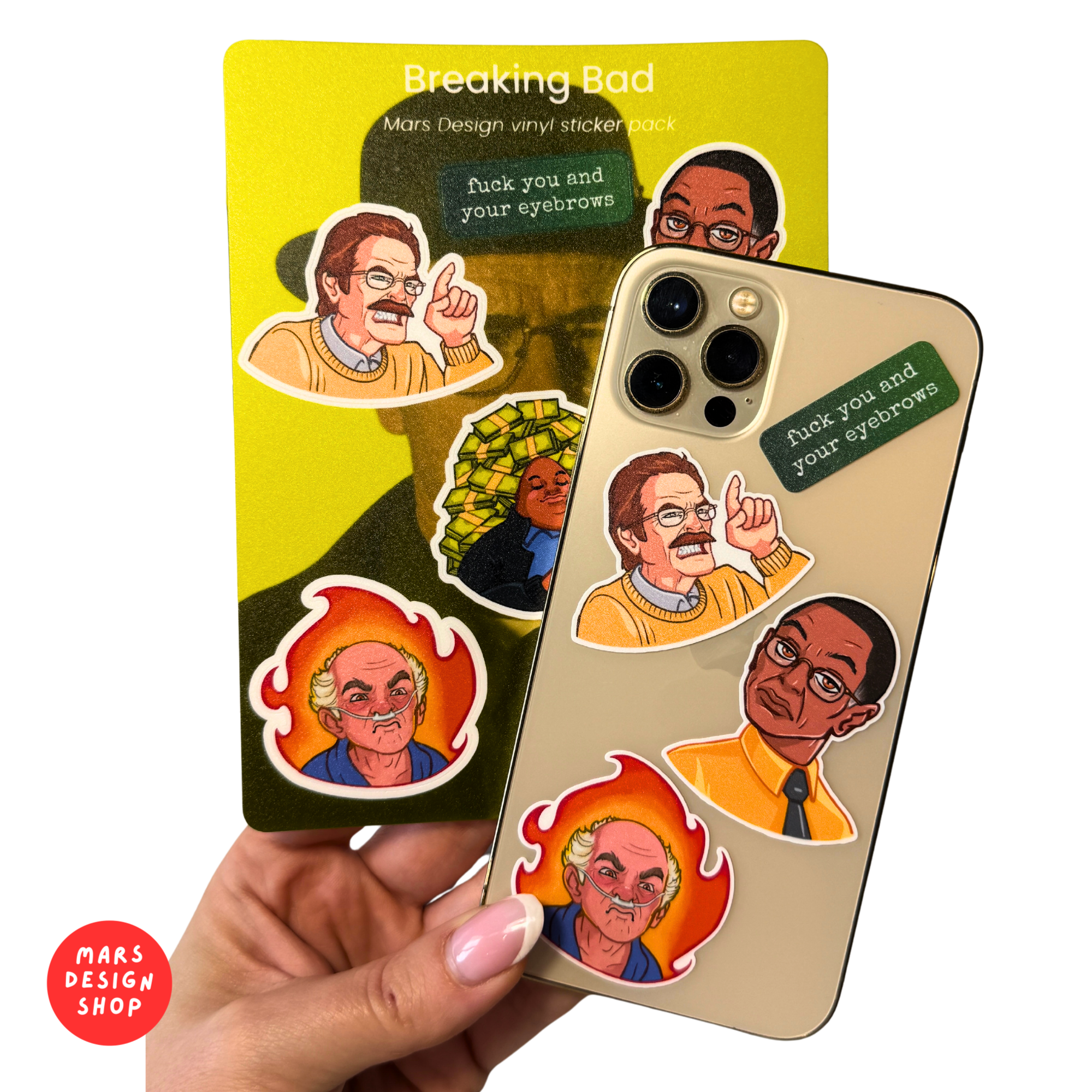 Breaking Bad Vinyl sticker pack ვინილის სტიკერების შეკვრა 6ც