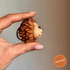 🦔 3D დაბეჭდილი ზღარბი ქლიქერი ბრელოკი / 3D Printed Hedgehog Fidget Toy Keychain
