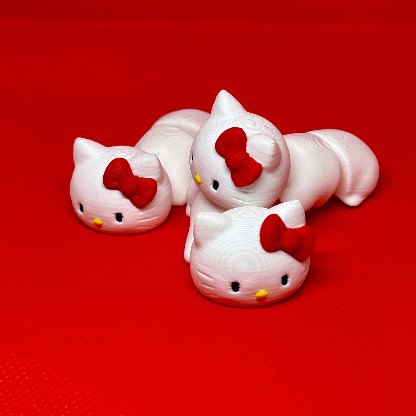 3D დაბეჭდილი ჰელოუ ქიტი ბრელოკი / 3D Printed Hello Kitty Keychain
