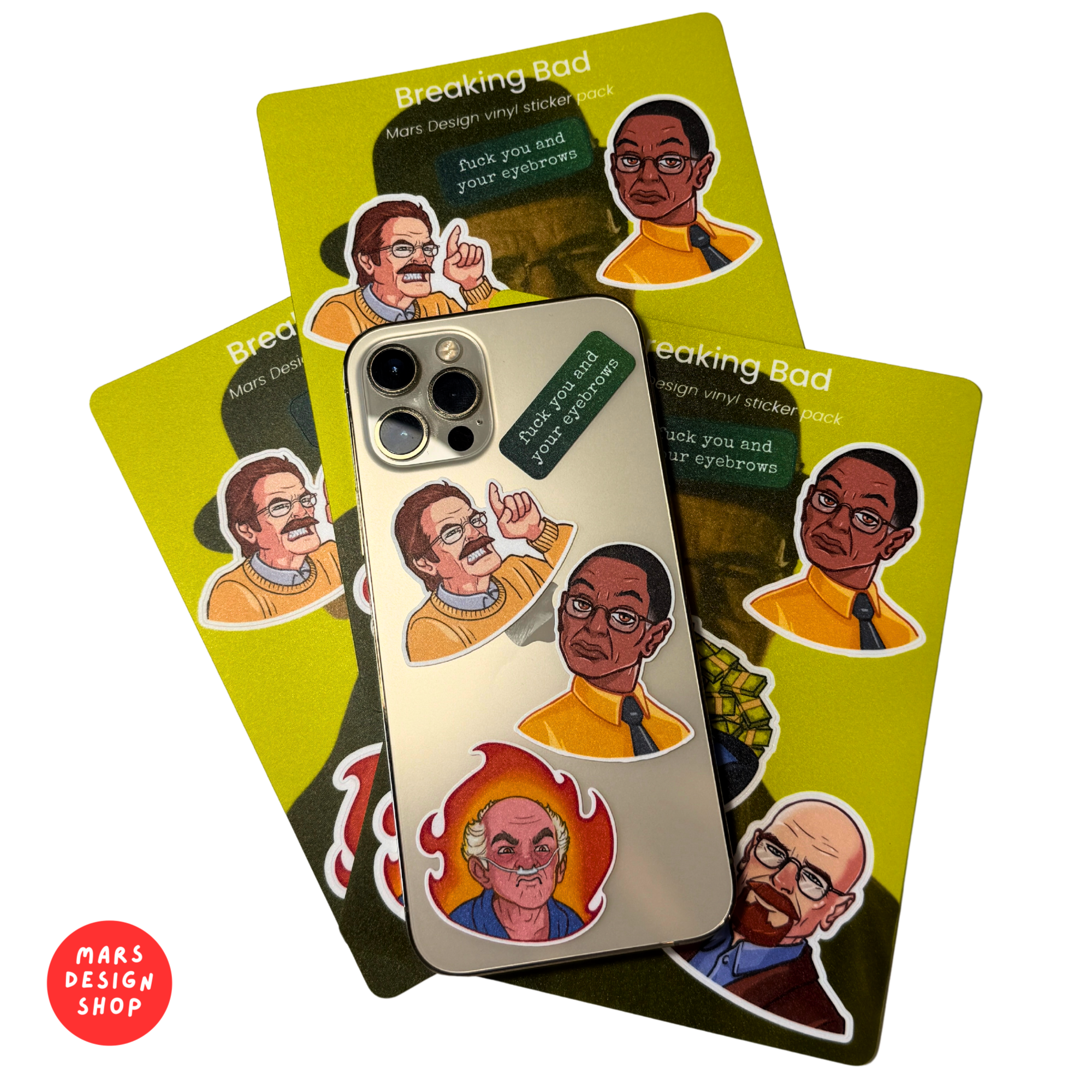 Breaking Bad Vinyl sticker pack ვინილის სტიკერების შეკვრა 6ც