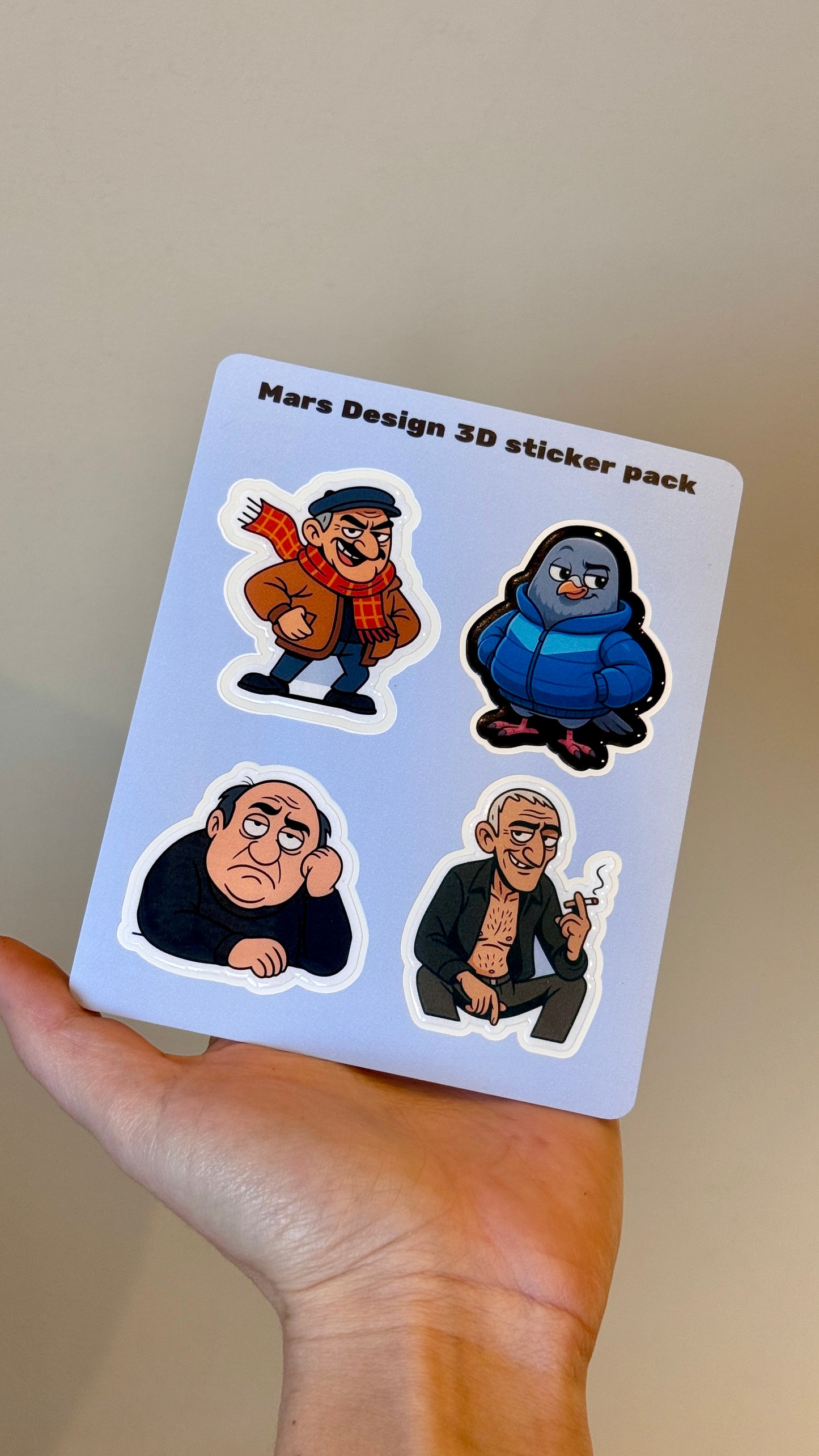 ცხელი ძაღლი & more 3D sticker pack მოცულობითი სტიკერები