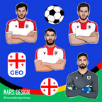 ფეხბურთის ეროვნული ნაკრები 02 სტიკერების კრებული 7ც