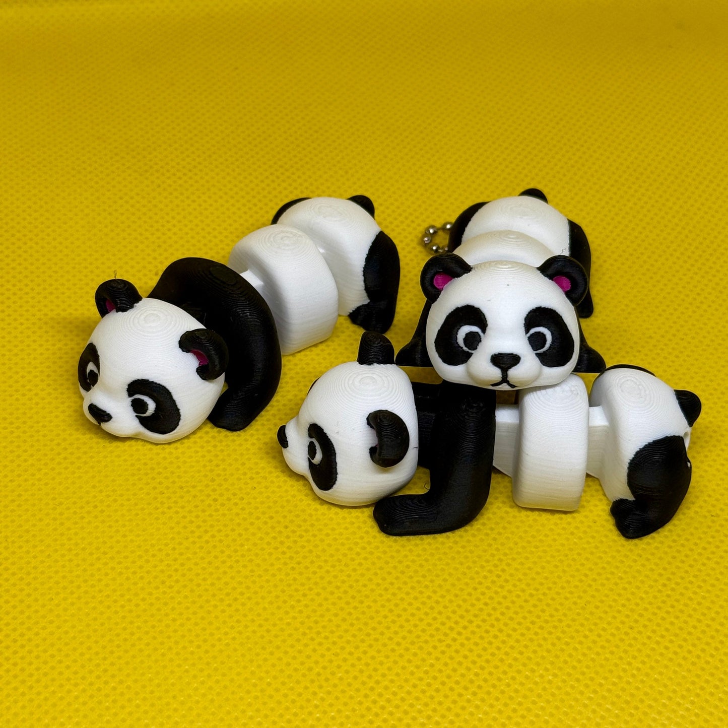 3D დაბეჭდილი პანდა ბრელოკი / 3D Printed Panda Keychain