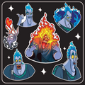 Hades სტიკერების შეკვრა 6ც
