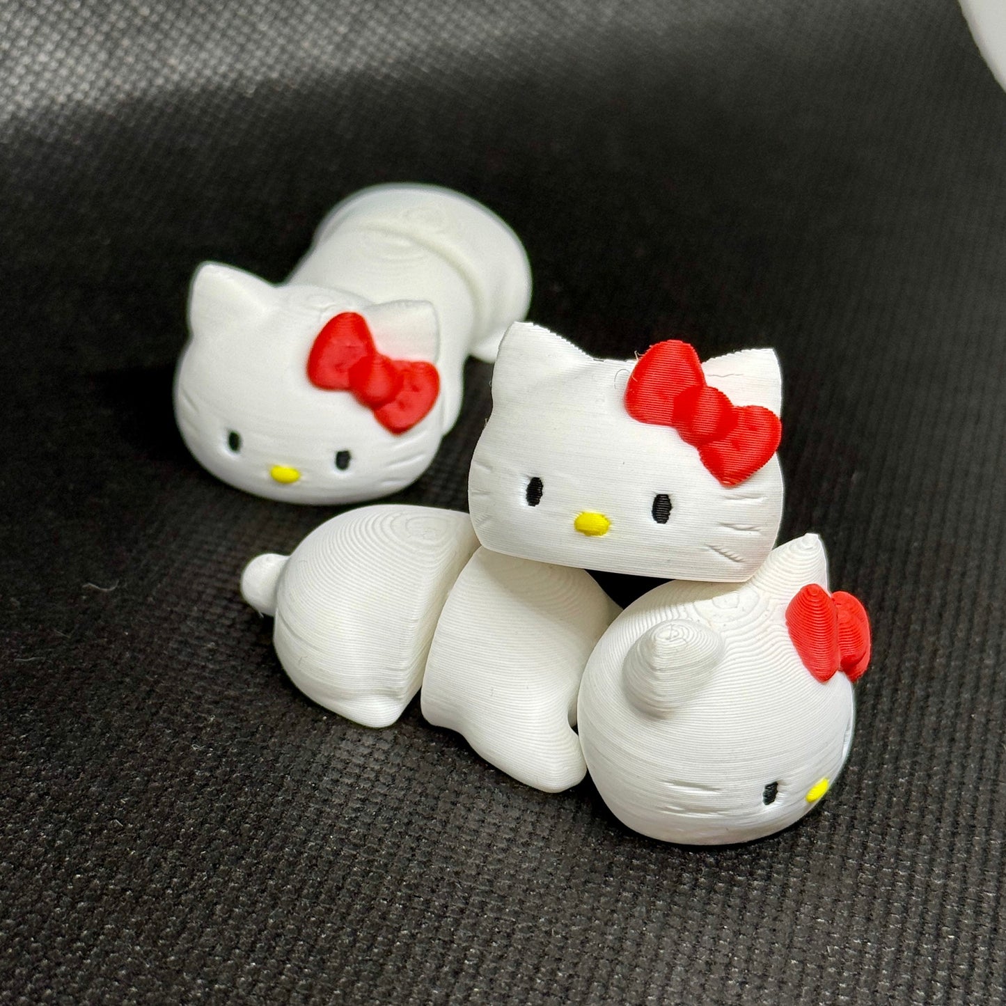 3D დაბეჭდილი ჰელოუ ქიტი ბრელოკი / 3D Printed Hello Kitty Keychain