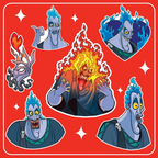 Hades სტიკერების შეკვრა 6ც