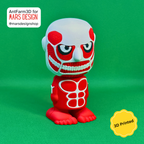 🔥 3D დაბეჭდილი ტიტანი / 3D Printed Titan [ Attack on Titan ]
