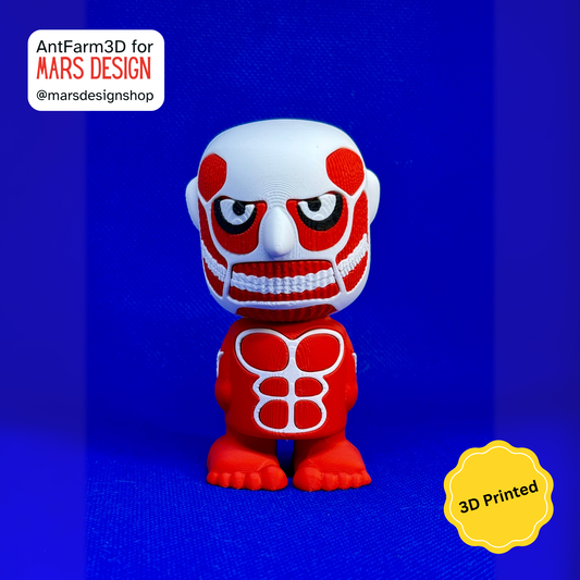 🔥 3D დაბეჭდილი ტიტანი / 3D Printed Titan [ Attack on Titan ]
