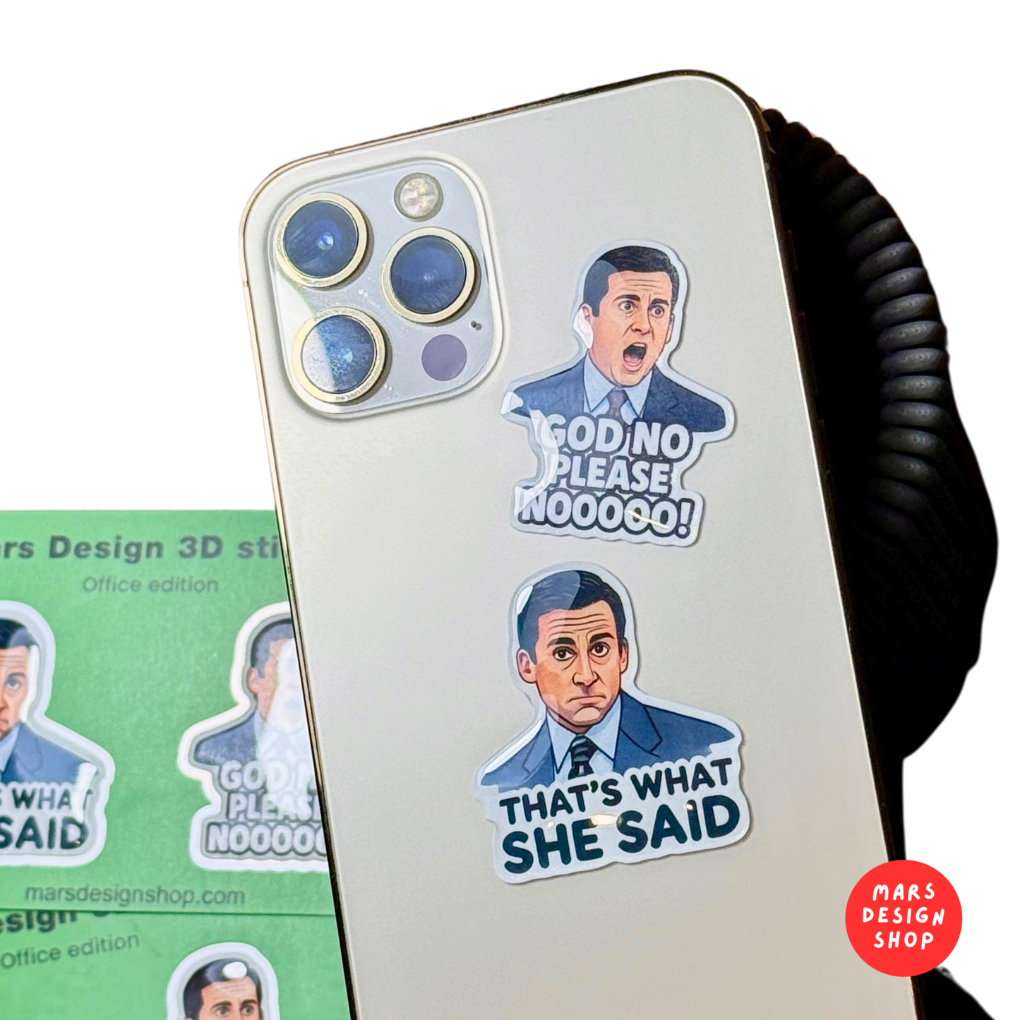 3D Mike from Office ოფისი 3D მოცულობითი სტიკერები 2ც. That's What She Said