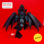 🔥 3D დაბეჭდილი უკბილო დრაკონი შავი /  3D Printed Toothless Dragon Black