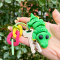 3D Printed ნიანგი ბრელოკი / Crocodile Keychain