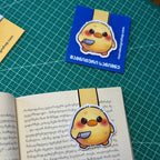 მაგნიტური სანიშნე "სახიფათო კვატი" Magnetic Bookmark "Dangerous Duck"