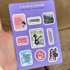 Future is Female sticker pack მოცულობითი სტიკერები